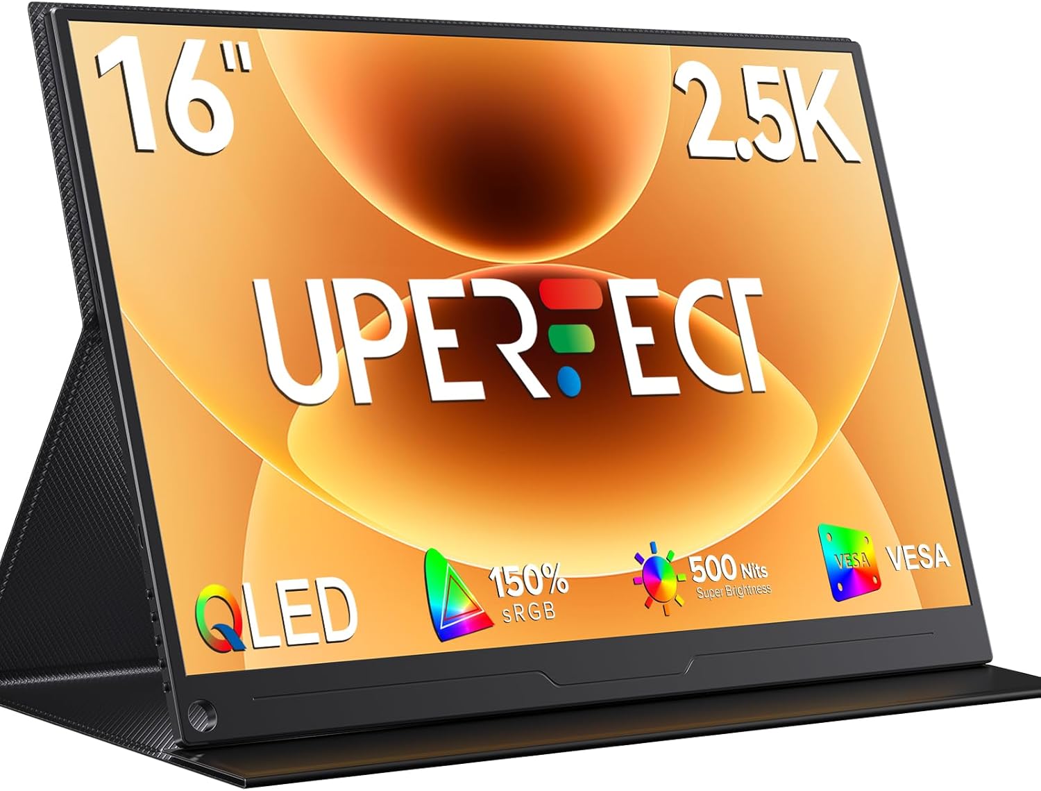 UPERFECT Monitor Portátil QLED 2.5K 16 pulgadas