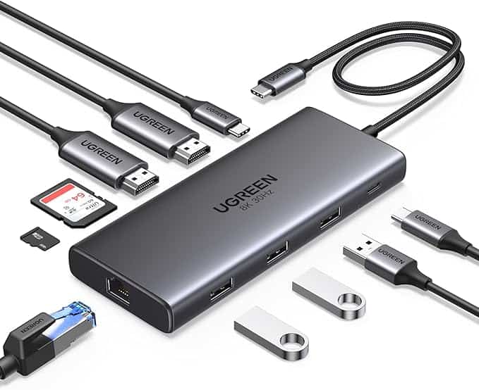 UGREEN Revodok Pro 210 hub USB-C 10 en 1